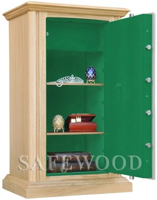 Сейф с отделкой деревом Safewood 112EL Flock Gold