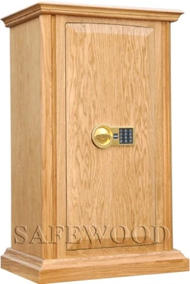 Сейф с отделкой деревом Safewood 112EL Flock Gold
